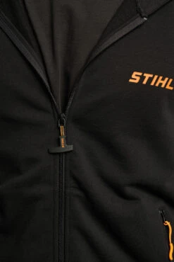 STIHL Logo Hoodie Jacket - Black -Power Yard Zone 98645